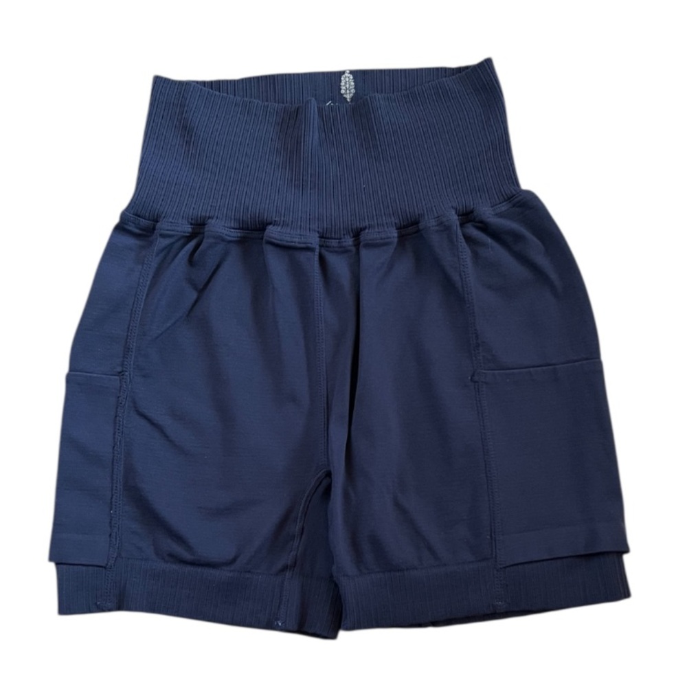 FP Movement by Free People Blue Good Karma Tennis Athletic Shorts NWOT